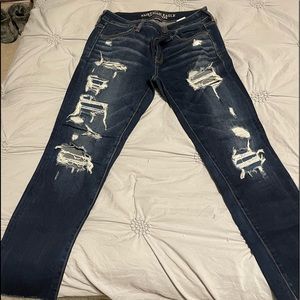 American Eagle crop jeggings, size 10